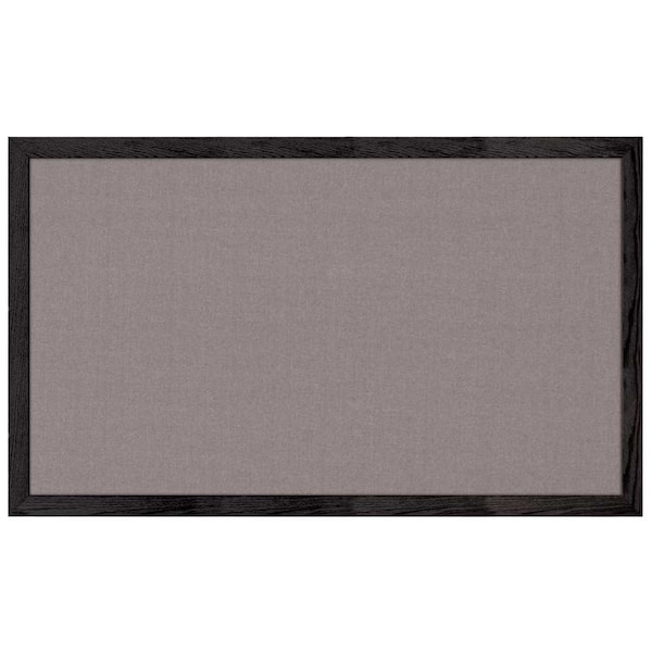 Combo Board, 48"x36", Bronze Frame/White Porcelain & Rubber